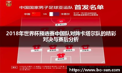 2018年世界杯预选赛中国队对阵卡塔尔队的精彩对决与赛后分析