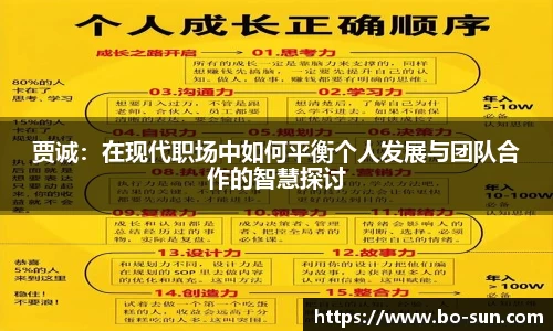贾诚：在现代职场中如何平衡个人发展与团队合作的智慧探讨